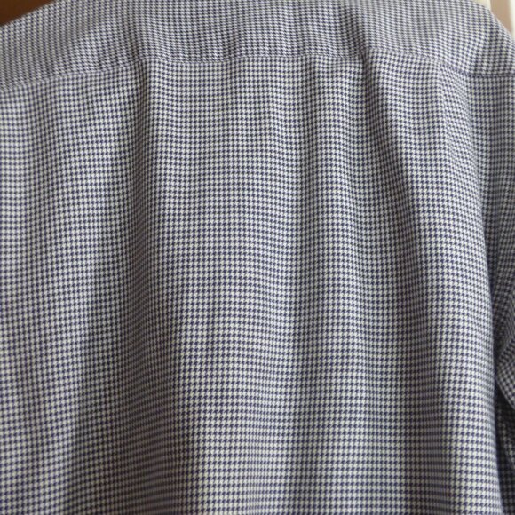Houndstooth Black & White Shirt/Hart Schaffner Marx, size M - Picture 4 of 11